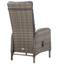 11-tlg. Garten-Essgruppe Poly Rattan Grau