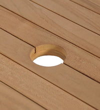 Waschtisch Massivholz Teak mit Waschbecken Marmor Creme