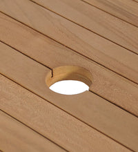 Waschtisch Massivholz Teak mit Waschbecken Marmor Creme