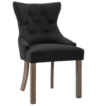 Esszimmerstühle 4 Stk. Schwarz Stoff
