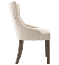 Esszimmerstühle 6 Stk. Beige Stoff