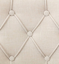 Esszimmerstühle 6 Stk. Beige Stoff