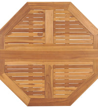 Klappbarer Garten-Esstisch 90x90x75 cm Massivholz Teak