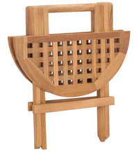 Klappbarer Gartentisch 50x50x50 cm Teak Massivholz