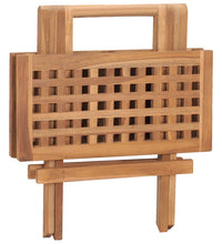 Klappbarer Gartentisch 50x50x50 cm Teak Massivholz