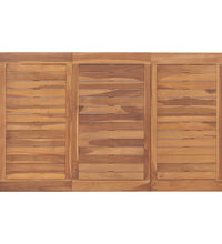 Garten-Esstisch 150x90x75 cm Teak Massivholz