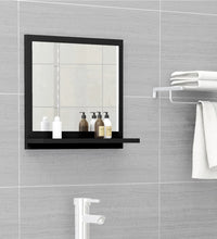 Badspiegel Schwarz 40x10,5x37 cm Holzwerkstoff