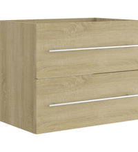 Waschbeckenunterschrank Sonoma-Eiche 60x38,5x48cm Holzwerkstoff