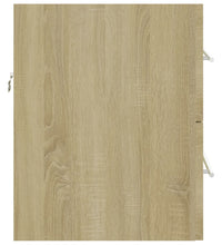 Waschbeckenunterschrank Sonoma-Eiche 60x38,5x48cm Holzwerkstoff