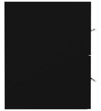 Waschbeckenunterschrank Schwarz 80x38,5x48 cm Holzwerkstoff