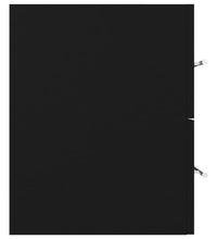 Waschbeckenunterschrank Schwarz 100x38,5x48 cm Holzwerkstoff