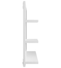 Badspiegel Hochglanz-Weiß 60x10,5x45 cm Holzwerkstoff