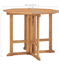 5-tlg. Garten-Essgruppe Klappbar Massivholz Teak