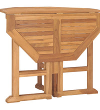 5-tlg. Garten-Essgruppe Klappbar Massivholz Teak