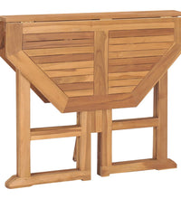 5-tlg. Garten-Essgruppe Klappbar Massivholz Teak