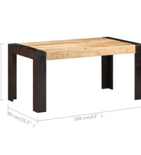 Esstisch 160x80x76 cm Massivholz Mango