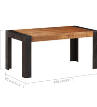 Esstisch 160x80x76 cm Massivholz Mango