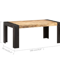 Esstisch 180x90x76 cm Mango Massivholz