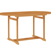 7-tlg. Garten-Essgruppe mit Grauen Kissen Massivholz Teak
