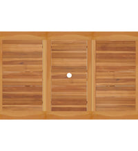 7-tlg. Garten-Essgruppe Massivholz Teak