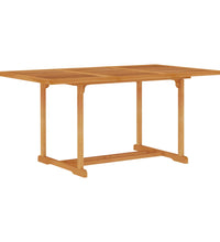 7-tlg. Garten-Essgruppe mit Grauen Kissen Massivholz Teak