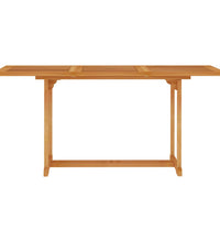 7-tlg. Garten-Essgruppe mit Grauen Kissen Massivholz Teak