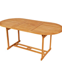 7-tlg. Garten-Essgruppe mit Kissen Massivholz Teak Grau