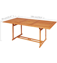 7-tlg. Garten-Essgruppe mit Kissen Massivholz Teak Grau