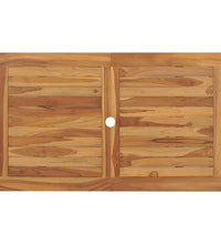 7-tlg. Garten-Essgruppe Massivholz Teak