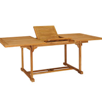 7-tlg. Garten-Essgruppe Massivholz Teak