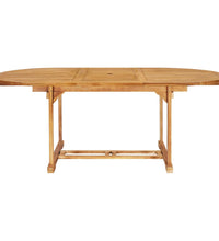 7-tlg. Garten-Essgruppe Massivholz Teak