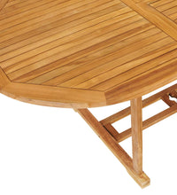 7-tlg. Garten-Essgruppe Massivholz Teak