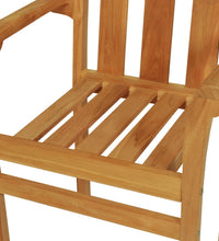 7-tlg. Garten-Essgruppe Massivholz Teak