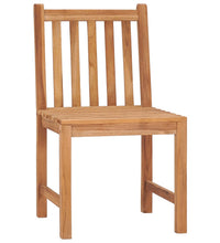 7-tlg. Garten-Essgruppe Teak Massivholz