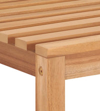 7-tlg. Garten-Essgruppe Teak Massivholz