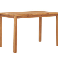 7-tlg. Garten-Essgruppe Teak Massivholz