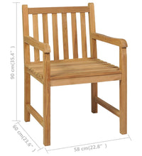 7-tlg. Garten-Essgruppe Massivholz Teak