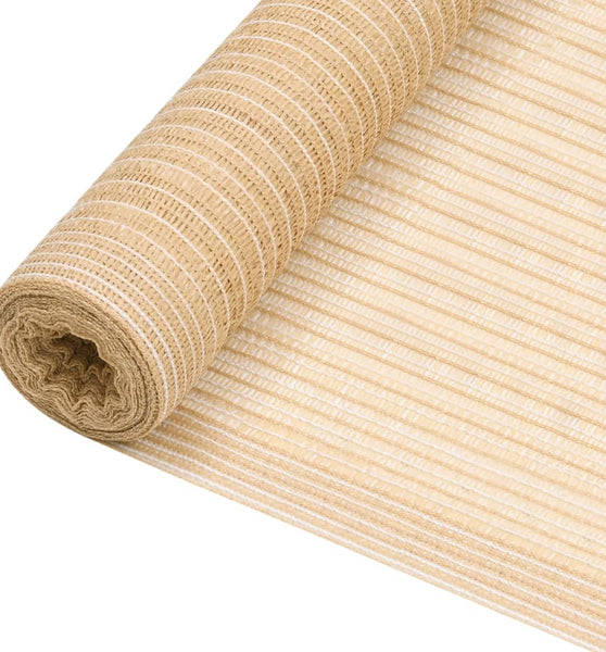 Zaunblende Beige 1x25 m HDPE 75 g/m²