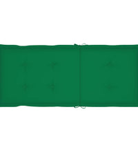 Verstellbare Gartenstühle 3 Stk. mit Auflagen Massivholz Akazie