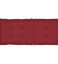 Verstellbare Gartenstühle 3 Stk. mit Auflagen Massivholz Akazie