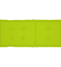 Verstellbare Gartenstühle 3 Stk. mit Auflagen Massivholz Akazie