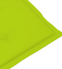 Verstellbare Gartenstühle 3 Stk. mit Auflagen Massivholz Akazie