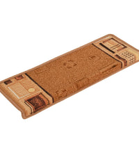 Treppenmatten Selbstklebend 15 Stk. 65x21x4 cm Beige