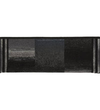 Treppenmatten Selbstklebend 15 Stk. 65x21x4 cm Schwarz und Grau