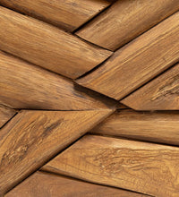 Couchtisch Erosion Teak Massivholz 110x35x38 cm