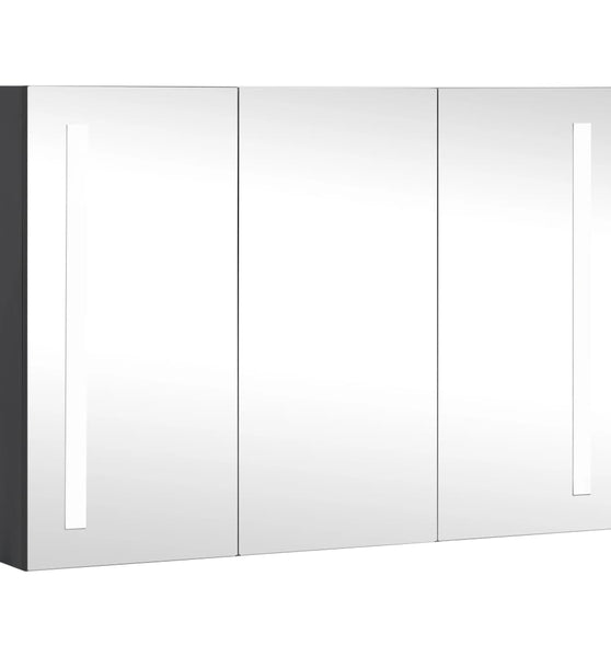 LED-Spiegelschrank fürs Bad 89x14x62 cm