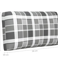 6-tlg. Paletten-Lounge-Set Grau Imprägniertes Kiefernholz