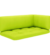 6-tlg. Paletten-Lounge-Set Schwarz Imprägniertes Kiefernholz