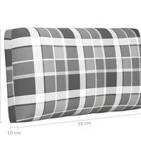 6-tlg. Paletten-Lounge-Set Schwarz Imprägniertes Kiefernholz