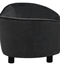 Hundesofa Schwarz 69x49x40 cm Plüsch